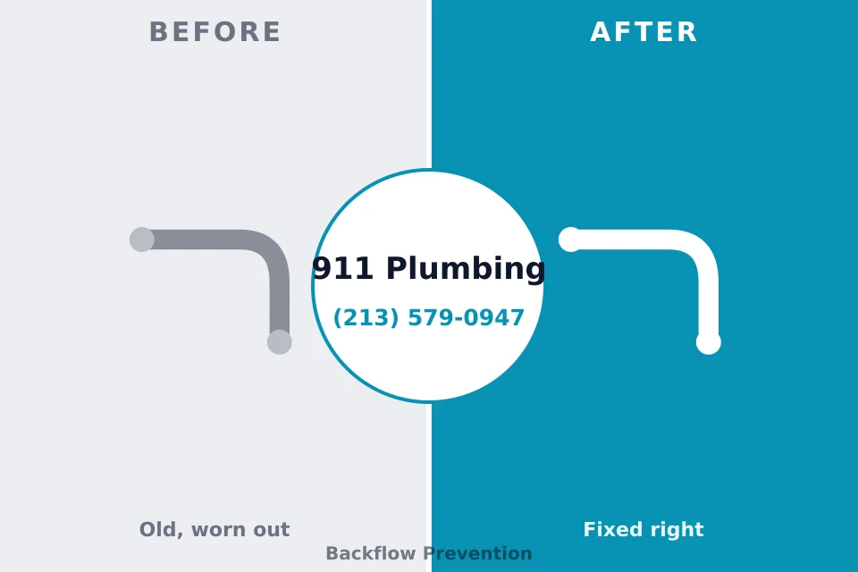 Before and after: plumbing repair Lumberton, MS